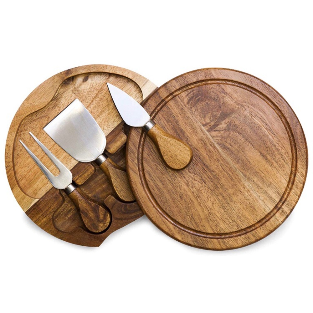 🌿Deluxe Cheese Board Set Acacia Wood - Picture 4 of 16